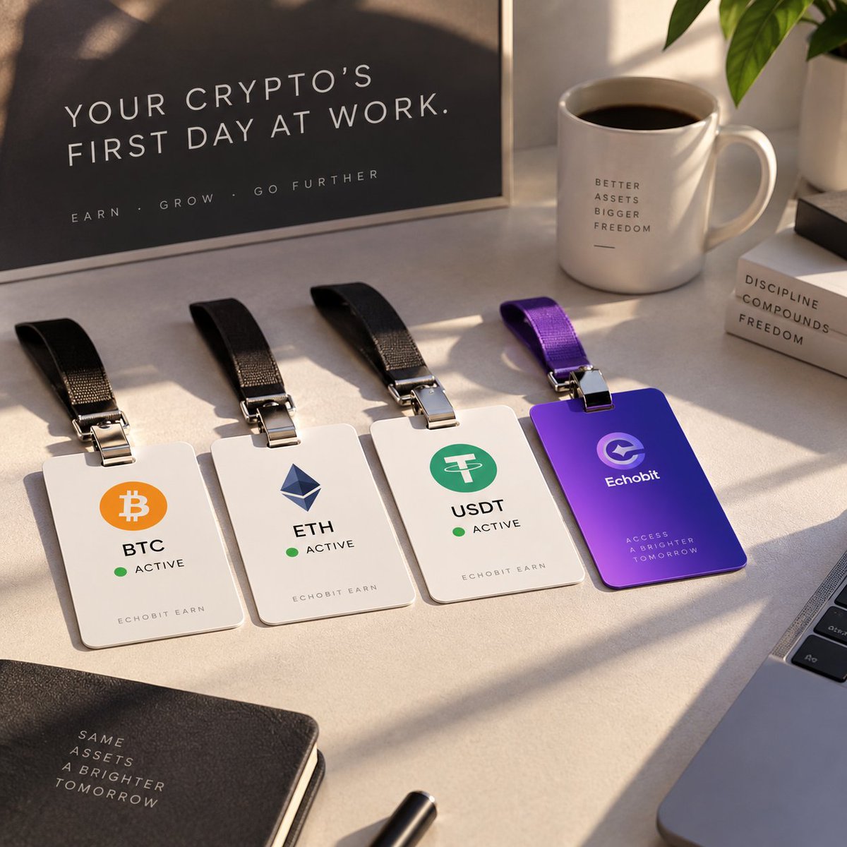 EchobitExchange's tweet photo. BTC sitting there?
ETH doing nothing?
USDT taking a day off? ๐
Put them back to work.
Echobit Earn now supports major digital assets with earning opportunities of up to 50% APR.
๐ https://t.co/oOGActQJZa
#Echobit #CryptoEarn https://t.co/RSx57XUSOt