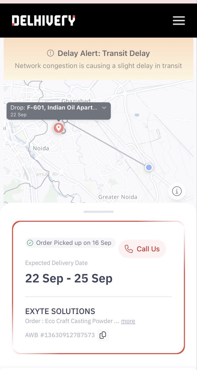 arunverrma's tweet photo. @delhivery didnt know it would take you 10 days to deliver an order within same city. I guess this is becoming a norm with you. Really poor service https://t.co/cwuVDEA4LF