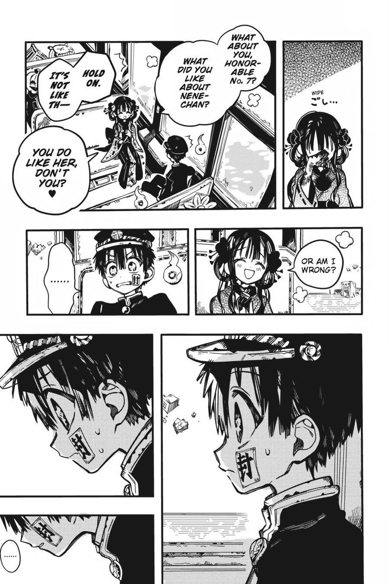 kokoergic's tweet photo. hanako disappearing from the manga for over a year and then proceeding to come back and say that he loves everything about nene whilst failing at trying to be nonchalant about it rewired my brain at age 14. truly you had to be there https://t.co/B7RLHmMFWf