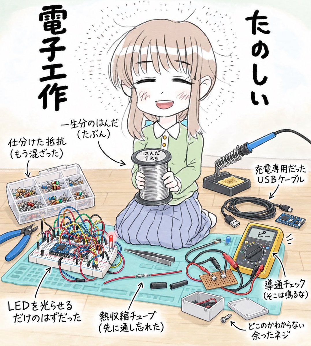 purgatoly's tweet photo. たのしい 電子工作
#たのピク https://t.co/tiPsOBps2Q