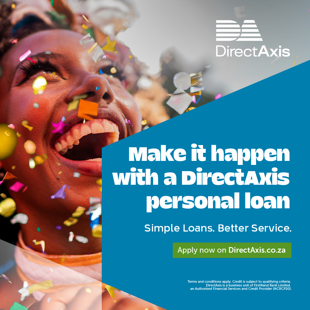 Heart1049FM's tweet photo. What would you love to make happen? Share your dreams, goals or ambitions at https://t.co/erOmNibWcM and you could be selected to tell us live on air and WIN R5000. If you’ve taken out a DirectAxis loan within the past 90 days, we’ll add another R1000. DirectAxis. https://t.co/KYp3uQ9KUB
