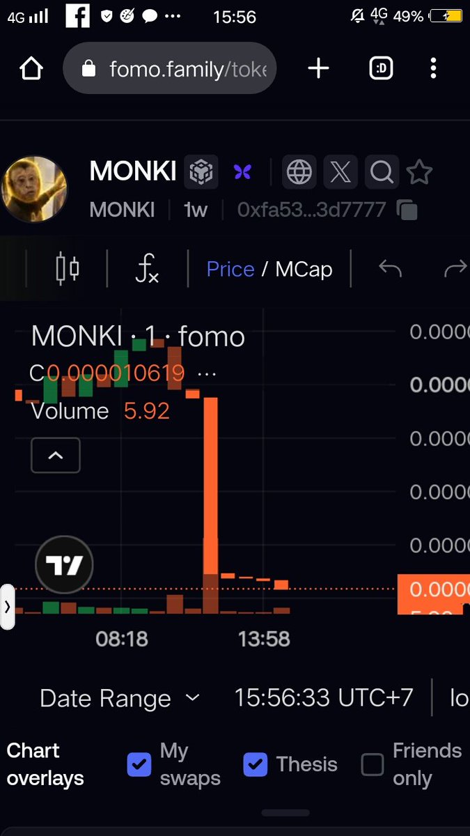 joker_guard456's tweet photo. Also push $MONKI because it will be a smart monkey #AI
can be purchased on #FOMO market and #DEX with CA
0xfa53228bdf886f0717cfc2e3646a982ca43d7777
#Bitcoin #Ethereum #monkeyappwinsfull #monkeyapp #monkeyai #crypto #usdt ππ¦π¦πππ https://t.co/zLeZJRAqWz