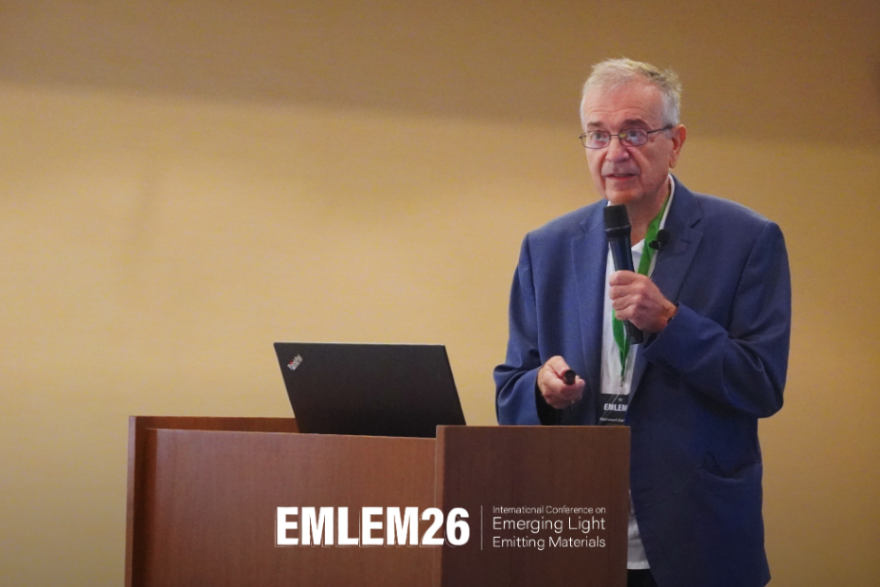 nanoGe_Conf's tweet photo. 🔬 Cutting-edge science takes the stage at #EMLEM26

@MercouriK, Liberato Manna and Brahim Lounis present their latest research on perovskites, infrared-emitting nanocrystals and the fundamental optical properties of halide perovskites.

🔗 https://t.co/Zu76ZBj56V https://t.co/CQKbVqFg5G