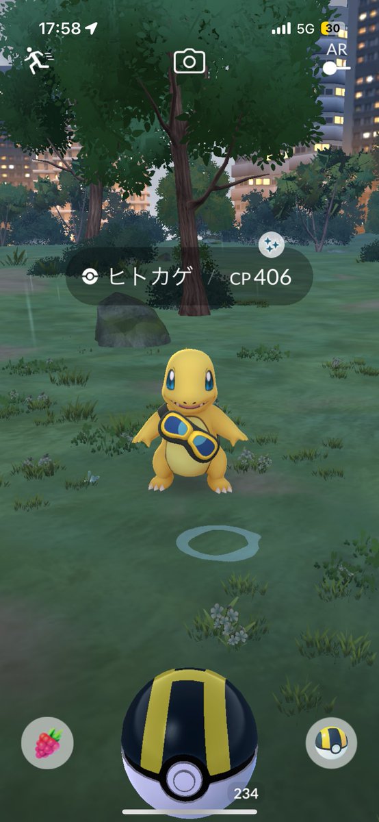 moon_letters196's tweet photo. タスクさんゴーグルヒトカゲやっと光った！！裏ストックしておいて、Goサファリボールに入れてリザードンまで進化させるつもり！たのしみ！ https://t.co/kjH028VJtT