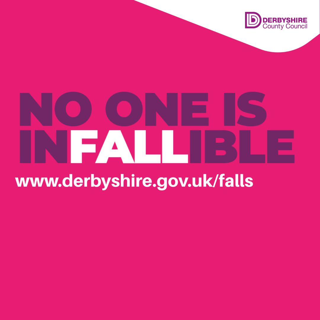 Derbyshirecc's tweet photo. It's Falls Prevention Awareness Week. Falls are not an inevitable part of getting older and there's plenty that we can all do to prevent them. Find out more: https://t.co/g3g8MCs64S https://t.co/FcNimQLUJM