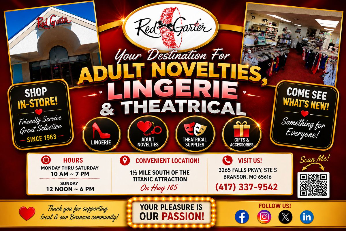 RGarterbranson's tweet photo. Please visit our website at
https://t.co/2SfZTY03jN
_______________________________________
.
Also, please leave a Google Review
https://t.co/NiDsPdmKyW
_________________________________________
.
#explorebranson #redgarterbranson #bransonredgarter #hollistermo #bestofbranson https://t.co/AzHVZHraKU