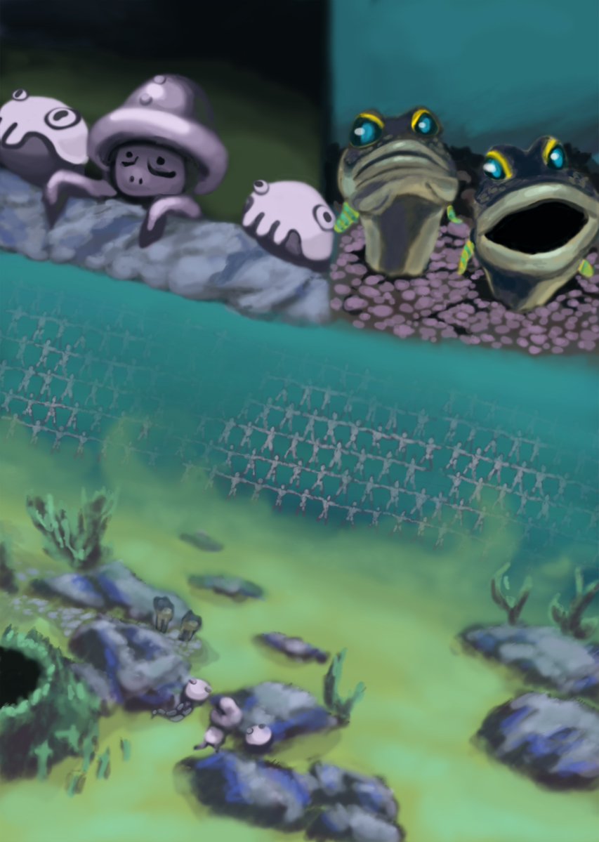 niwiduh's tweet photo. It's funny how Miro's old artworks always end up in his games in one way or another https://t.co/gRYtUbeKJO