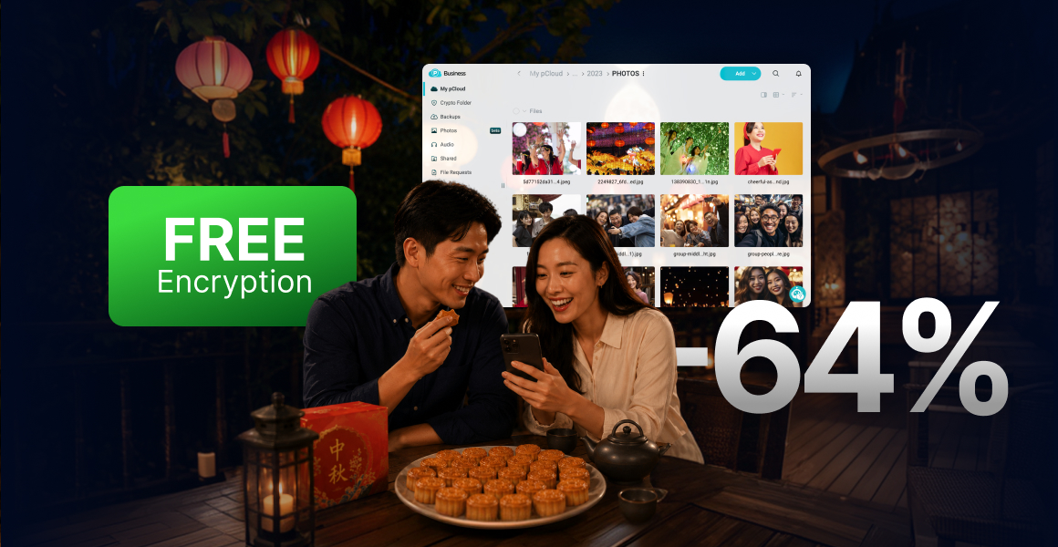 NewCouponsInfo's tweet photo. pCloud Mid-Autumn Deals:
Enjoy 64% off, plus FREE Encryption
1 TB Lifetime for $279
2 TB Lifetime for $379
5 TB Lifetime for $679
10 TB Lifetime for $1099
Pay once - access for life.
Get yours now: https://t.co/eILLBYKPPO
#pcloud #midautumn #promocodes #deals #cloudstorage https://t.co/qMp5aJygIp