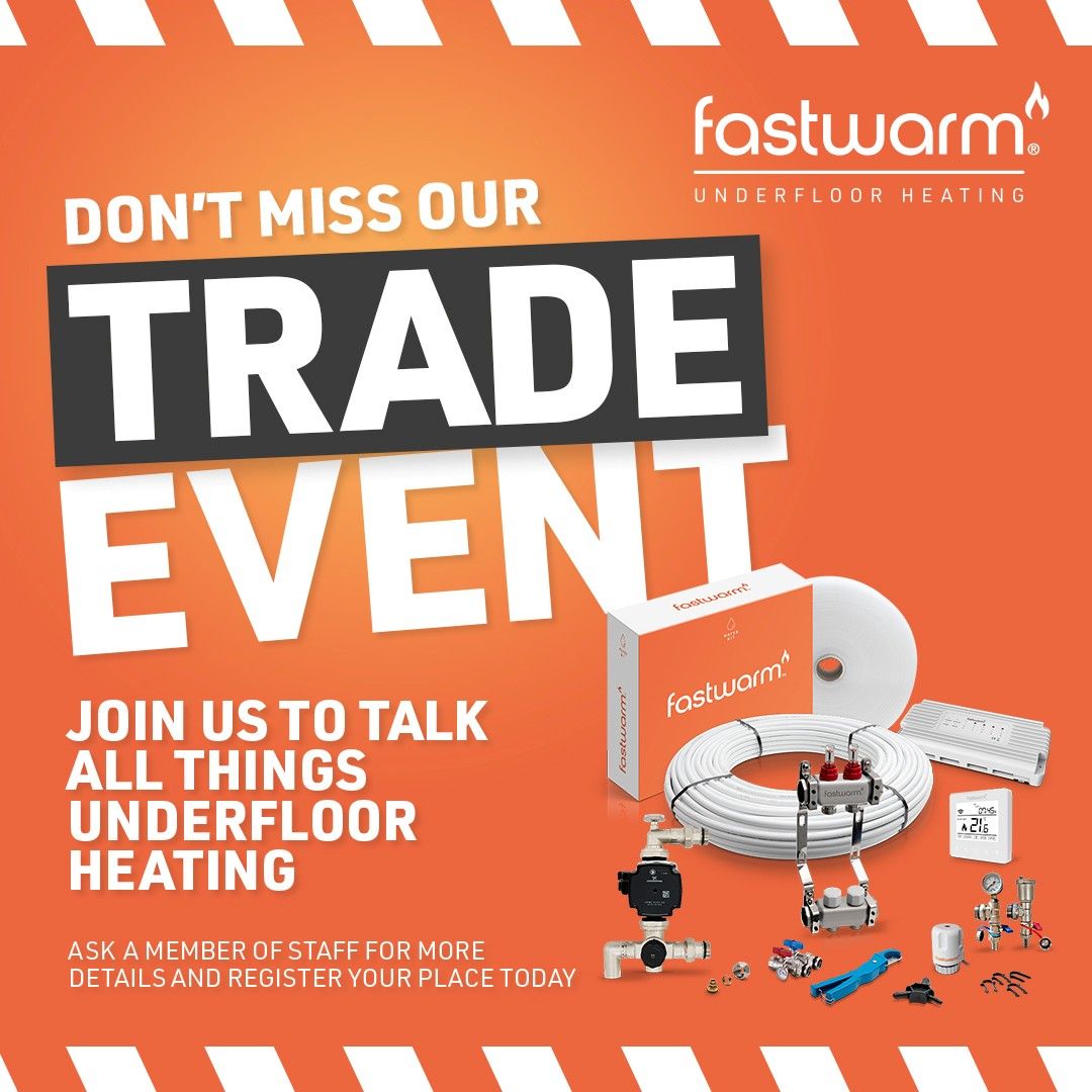fastwarm's tweet photo. 🔥 DON’T MISS OUR NEXT TRADE EVENT! 🔥

Fancy talking all things underfloor heating? Come along and meet the Fastwarm team! 👋

📍 Keep an eye out for details of our next event or get in touch with the team today to find out when we’ll be next near you.

#TradeEvent #UFH https://t.co/8ghG2yMKSr