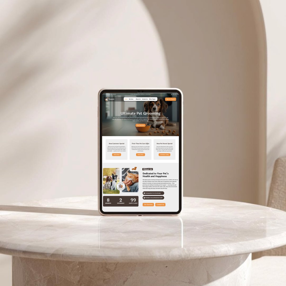 etslilyjone's tweet photo. A pet care website should make services easy understand.
Clear navigation, mobile friendly pages service sections, &amp; strong CTAs matter more than simply making the homepage attractive.
A good Pet Care Website Template should reduce confusion &amp; guide visitors toward the next step. https://t.co/zRdTiRwfHM