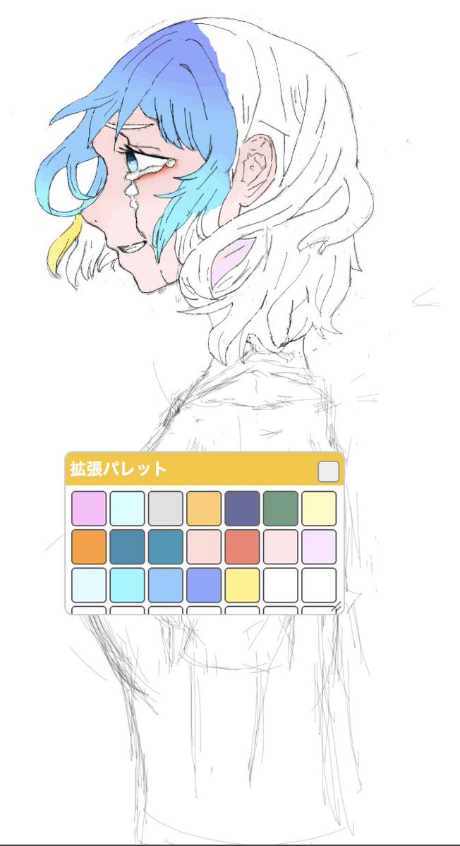 2dsxx5's tweet photo. これに見覚えはないかい？そう、これ絵チャで描いてたんです。（友との） https://t.co/PcpLAHiQpd