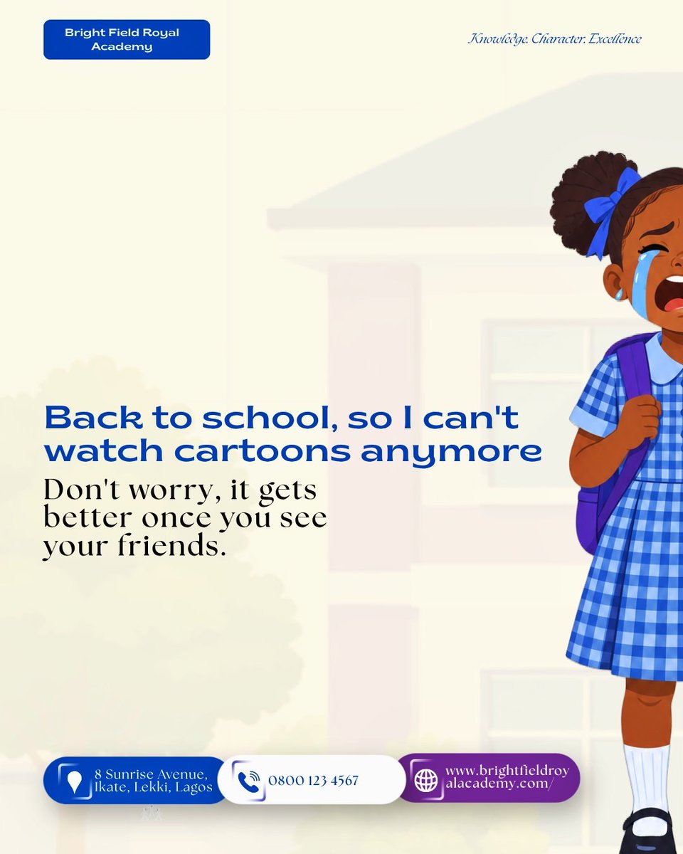 DerikeGraphics's tweet photo. As most schools resume today... I decided to design 6 courosel design for Welcome Back to School for the pupils 🥰🥰
#GraphicDesigns #BrandIdentityDesigns
#HappyResumption https://t.co/LUFgWHBndL