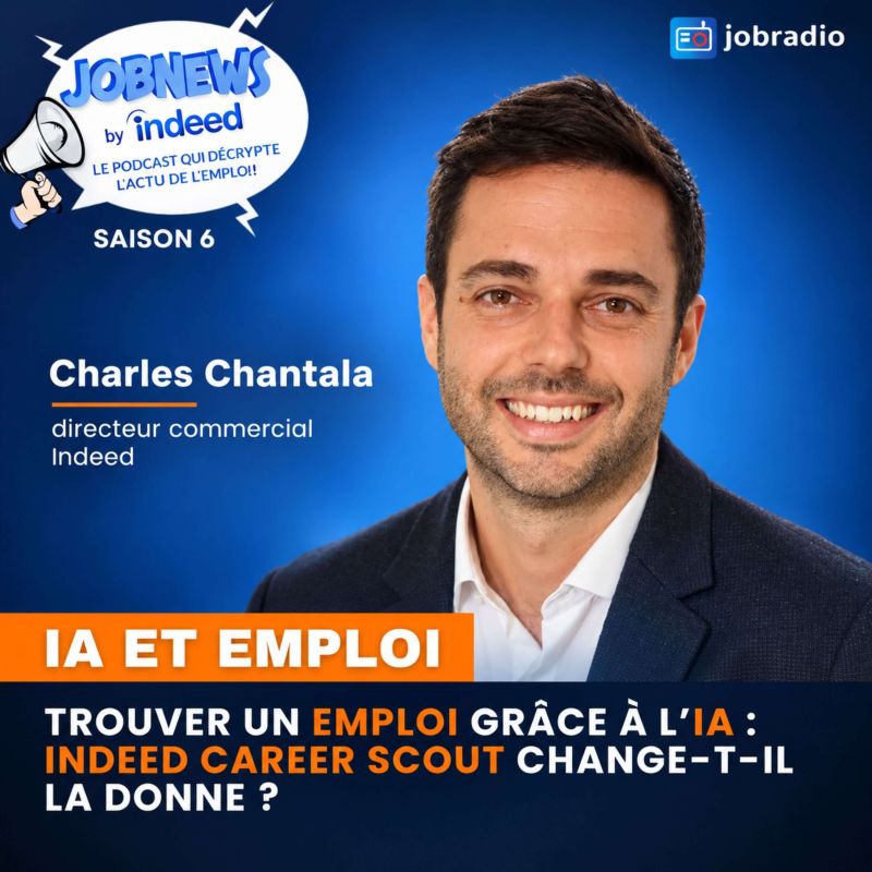 Jobradio_emploi's tweet photo. 6 actifs français sur 10 envisagent de travailler dans un autre secteur. Pour les aider à y voir + clair #Indeed lance Career Scout 1 #coach de #carrière gratuit basé sur l’#IA. 👍 On en parle dans le #podcast #Jobnews by Indeed sur #Jobradio 👉 https://t.co/6JoAKppOL0 https://t.co/oD5IaniRJY