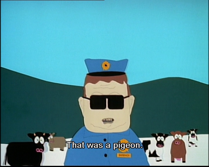 SouthParkOrder's tweet photo. S1 E1 'Cartman Gets an Anal Probe' | 143 of 567 https://t.co/ex8y3SwZxU
