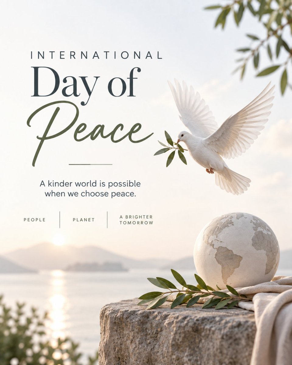 Gulfarticless's tweet photo. 🌍🕊️ Different cultures, different voices, one shared hope for peace.
On the International Day of Peace, let’s celebrate the connections that bring people together and encourage cooperation across borders.
#InternationalDayOfPeace #WorldPeace #GlobalUnity #Harmony #Cooperation https://t.co/IuculmkFoY