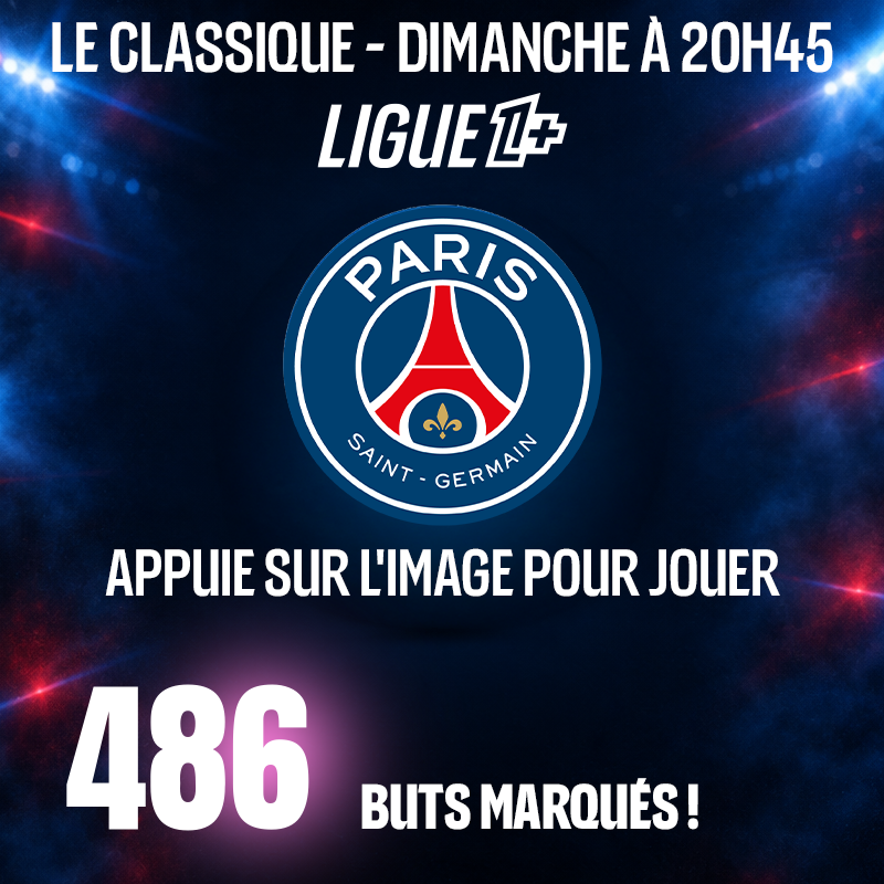ligue1plus's tweet photo. MARQUE UN BUT POUR L’OM... OU LE PSG
Clique sur ton équipe, chauffe ton pouce, un challenge de vitesse t’attend...
A gagner : le ballon du match OM-PSG de dimanche.

En participant, tu recevras aussi une notification pour te prévenir du début du match.
