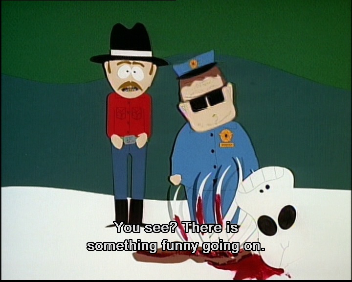 SouthParkOrder's tweet photo. S1 E1 'Cartman Gets an Anal Probe' | 150 of 567 https://t.co/Ilf5PabGYb