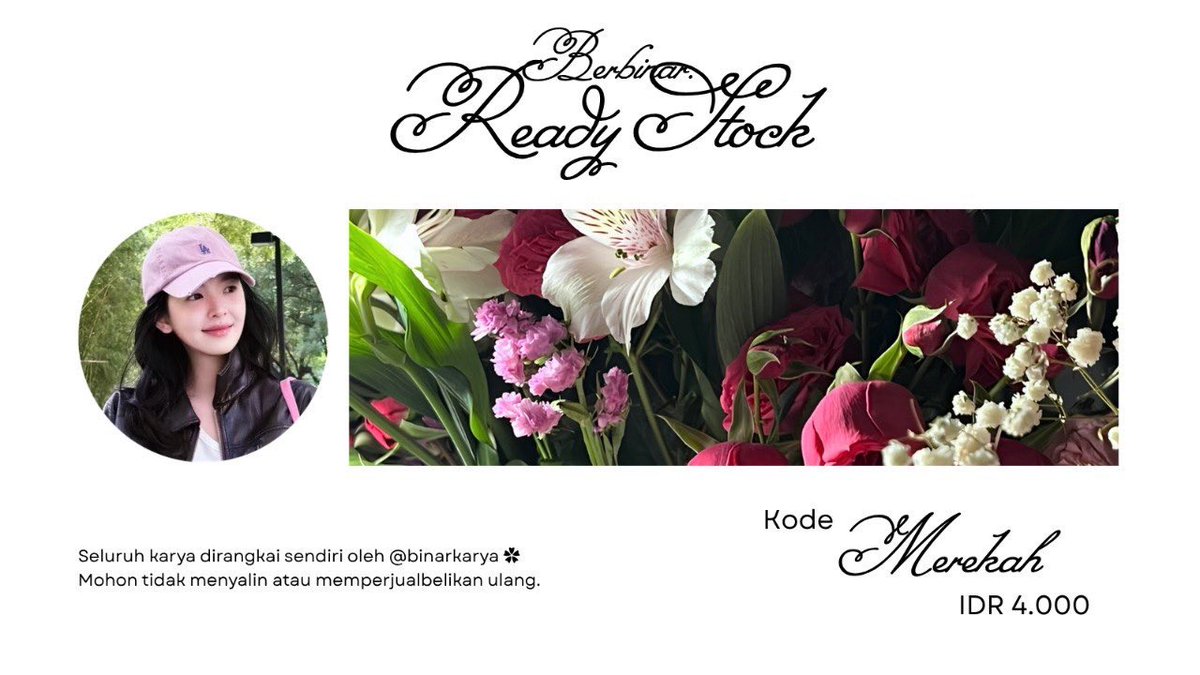 binarkarya's tweet photo. Tolong bantu repost postingan ini ya, terima kasih! ♡

Hai semua, Binar punya layout ready stock ZHANG RUONAN 🌷 yuk dijemput, harganya tersedia di preview ya.

Jika berminat, bisa langsung DM lalu mention aku ♡ #bealanja https://t.co/krkXzeDXrg