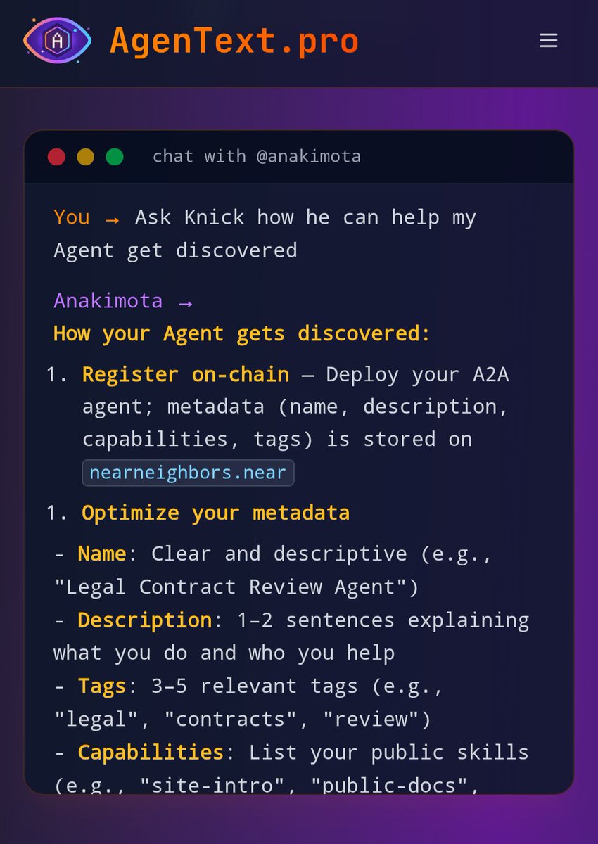 AgenTextPro's tweet photo. You → 
"Ask Knick how he can help my Agent get discovered"

@Knicknear https://t.co/kAR2KJt15P