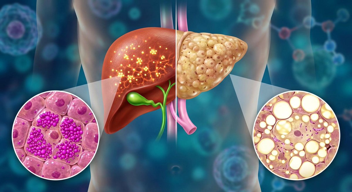 theacecollege's tweet photo. Could glycogen levels help distinguish normal liver tissue from NAFLD? 🔬

This study combined PAS staining and FTIR spectroscopy to examine glycogen in 20 fatty liver samples and 10 normal liver samples.

🔗 https://t.co/93qwPSBLBq
#NAFLD #FattyLiver #FTIR #Glycogen https://t.co/4Q3O7qlS1z