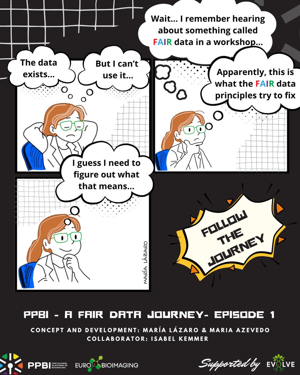 PPBioImaging's tweet photo. Data exists. So why can’t we reuse it? 🤔Without context, descriptions or clarity, “useful” data may not be useful at all.
That’s the #FAIR data challenge: making data findable, understandable & reusable.
💬 Ever been stuck trying to reuse data? Follow along!
@EuroBioImaging https://t.co/HZmjT4A0eS