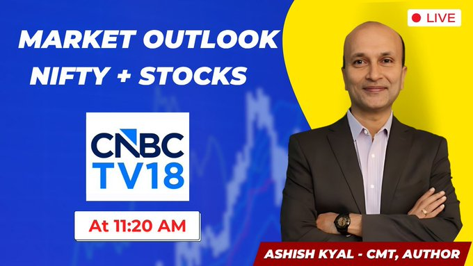 IrishHennessy08's tweet photo. I will be Live on CNBC TV 18 today at 11:20 AM. I’ll share my views on #Nifty overall market outlook with my hand-picked selective stocks! You can keep watching to gain valuable market insights. Watch now https://t.co/YzbAHaLdOh