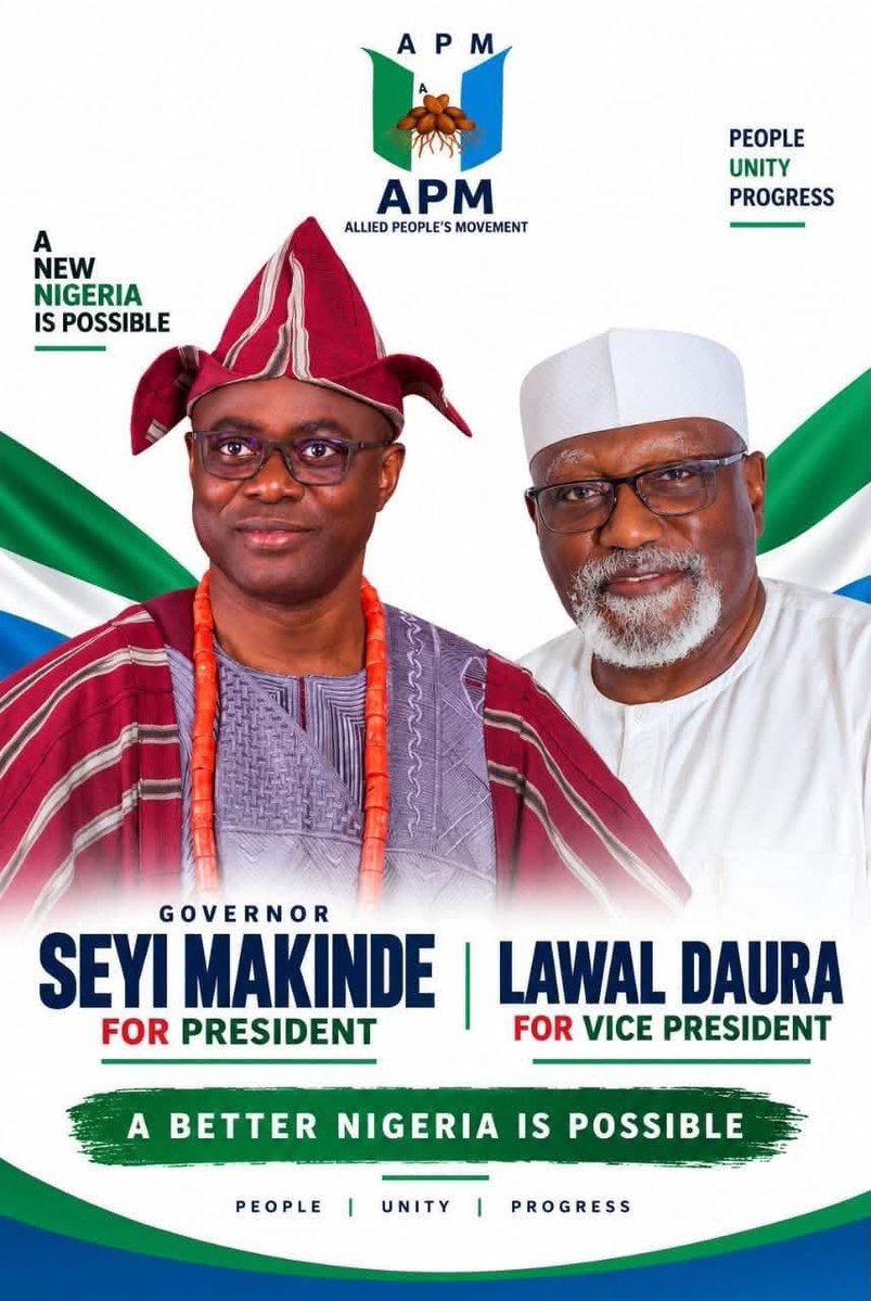 TheDiscCode's tweet photo. Imagine a Nigeria where anyone can succeed regardless of background, tribe, or religion.

Engr. Seyi Makinde and Lawal Musa Daura stand for competence over connections and service over sectionalism.

Let's build this future together 🇳🇬
Join #ResetNigeria today! https://t.co/MegWof4w0h
