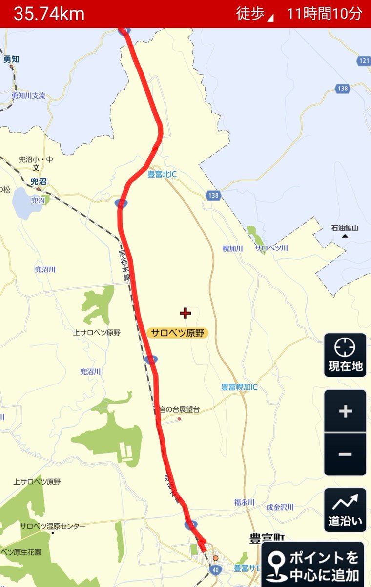 arukuahoo's tweet photo. 北海道一周徒歩旅行25日目

稚内〜豊富35.7キロ
苫小牧から累計1107キロ https://t.co/uCTPI0TEJr