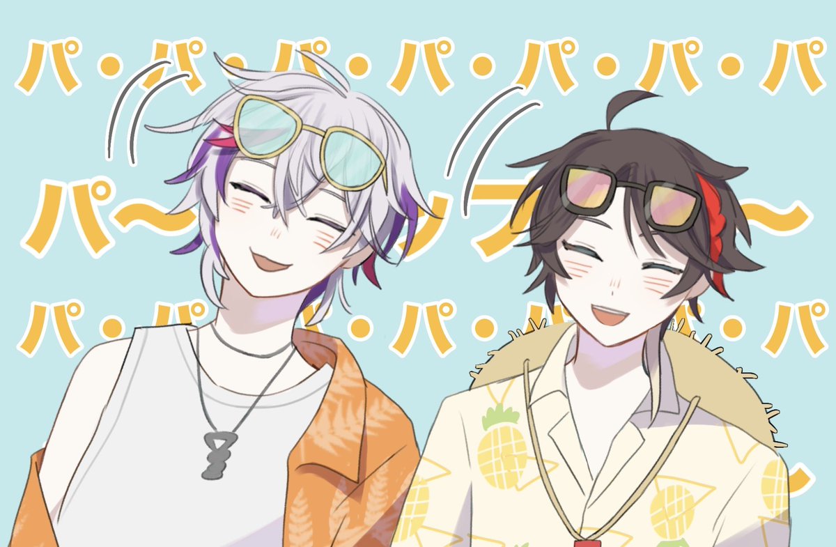 mg_mgtnk's tweet photo. 便乗🏷️失礼します！
🌶さん、🐙🌟さん中心にゆるーく描いてます🙌
全反応巡回、無言フォローでお迎え失礼します🙇
 #にじさんじ絵描きさんと繋がりたい https://t.co/PHruRUwPWv