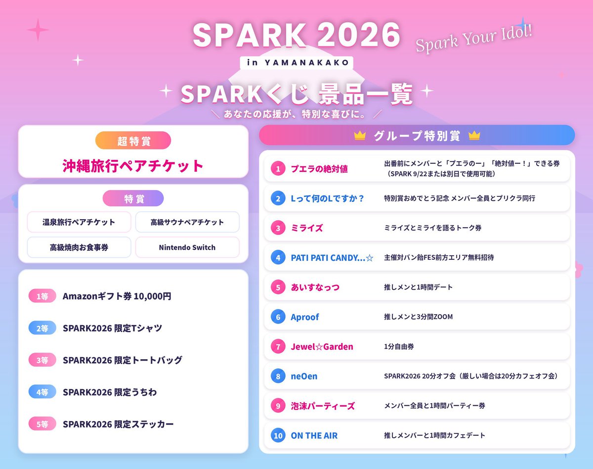 utapa_official's tweet photo. 明日(9/22)の #うたぱ はこちら！

🔥🔥🔥7人全員で挑みます🔥🔥🔥
『SPARK 2026 in YAMANAKAKO』
📍山中湖交流プラザきらら
🎫 https://t.co/zfm4HrNFoj

▼オンライン投票
https://t.co/YprSjNTNh8
今以上の景色を必ず見に行こう🫧

#SPARK2026 
#泡沫パーティーズ https://t.co/7PbsKBoFSv