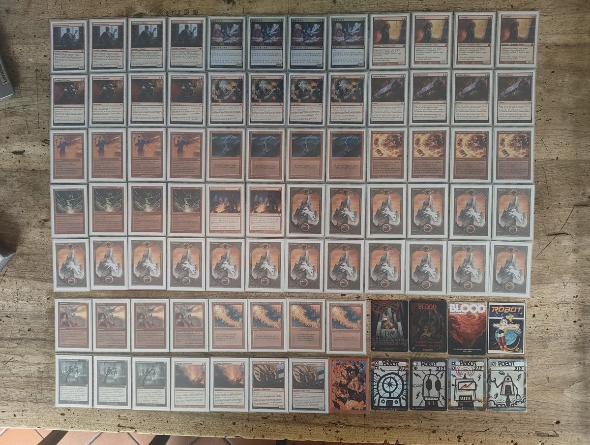 bragioto's tweet photo. This beautiful White Border Madness top 8 both of the Italian North-East big Pauper event, in my hand Saturday in Ignifuga Tcg Fest (91 ppl) and piloted by my car mate @canemorto_19 the day after at Pauper-wine (90 ppl)🐉

White border definitively blessed! 🗿 https://t.co/EYq4QRnz0H