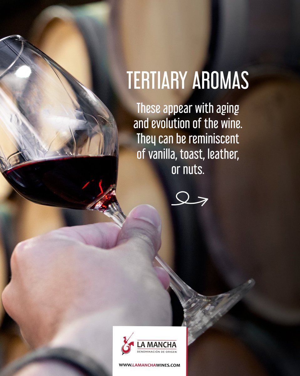 LaMancha_Wines's tweet photo. Why can a wine remind us of fruits, flowers, spices, or even vanilla?🍷
#DOLaMancha #Wine #LaMancha #Wines #Spain #WinesFromSpain
Drink responsibly. Alcohol abuse is dangerous to your health.
Content exclusively for people of legal age. Do not share with anyone under age. https://t.co/9m1psd09CF