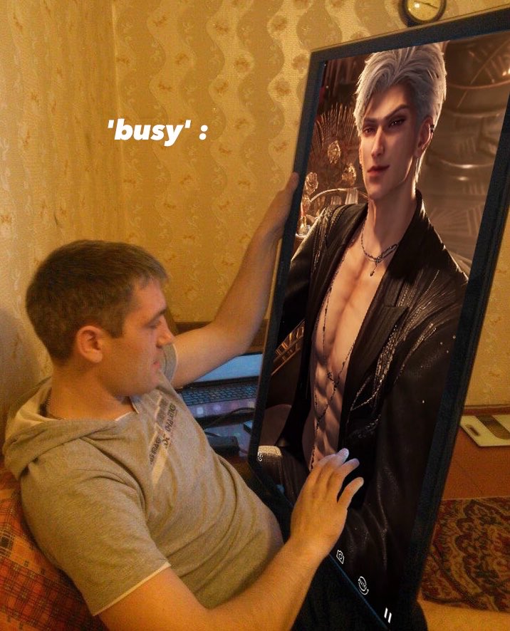 crimsondyn's tweet photo. “wanna hangout tomorrow?” “nah sorry im busy” https://t.co/hEd8h1uLOT