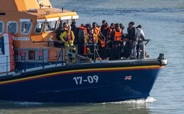 benonwine's tweet photo. The RNLI is nothing more than a glorified taxi-boat service now.

They are facilitating the illegal invasion of our island.

They are not rescuing migrants in trouble they are following orders from the left wing government that they wholly support, and in my view committing high treason.

They are going towards France, picking migrants up, and bringing them illegally to Britain. That is the fact people are being told not to say.

These migrants in boats are not in trouble so why is the RNLI going out and picking them up?

 If you were in trouble at sea, you would expect help. That is what a lifeboat is for.

But they are not sinking, not calling for rescue in the way a genuine casualty does. 

They are heading for Britain, and the boats are being used to finish the journey.

And while they are picking these migrants up, genuine people who are in trouble are being left. Fishermen. Families. and genuine people in distress who aren't being rescued because the lifebiats are being used to taxi illegal migrants.

The small boat crisis will never be stopped with charities like Care4calais and the RNLI enabling and actively encouraging and supporting illegal migrants invading our country, it's as if they want it to happen and continue.

Makes me think they are earning way to much money from this illegal enterprise to allow it to stop.

It's SHAMEFUL and TRAITOROUS!!