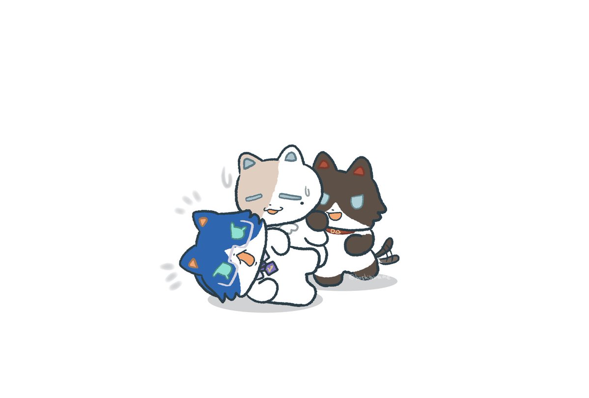 hoshitomame's tweet photo. わちゃわちゃ鼻毛組たうん https://t.co/W4ixbNnJL5