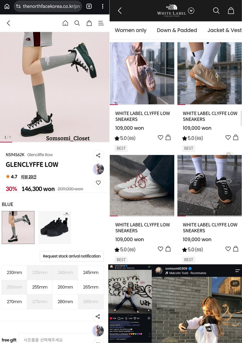 Somsomi_Closet's tweet photo. TNF WHITE LABEL " CLYFF" promoted by jeon somi already "SOLD OUT" In several sizes On official website TNF Korea🩷
And achieved "Best" Category🩵
#SOMI #JEONSOMI #THENORTHFACE https://t.co/S8IDjKcTC7