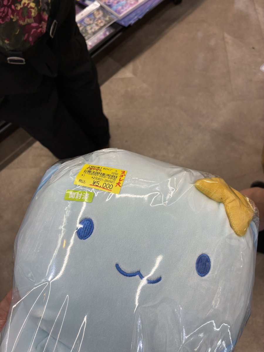 himanatsu_'s tweet photo. 肉殴りオフ会終わってへい民さん複数人とファンダムへ！
うぱお5000円！？買うしかない！
ちょっとおしり汚れてるけど飾る分には問題なし！お迎えするぞ〜 https://t.co/pgtIzMlfLl
