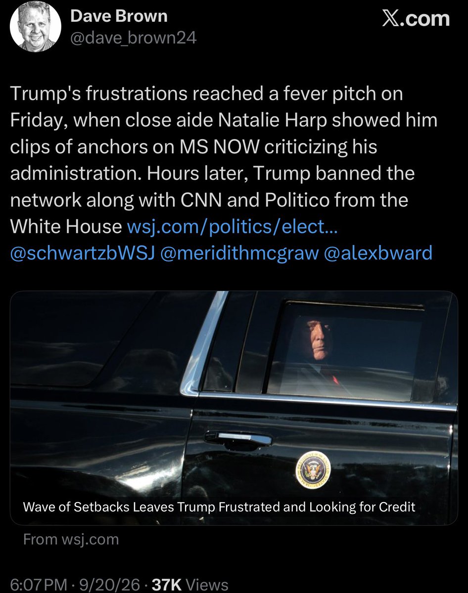 RonFilipkowski's tweet photo. The most influential member of the Trump Administration by far - Natalie Harp. https://t.co/gHqLp0REsR