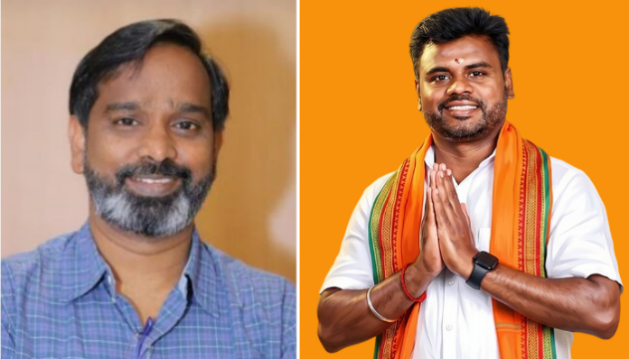 OpIndia_com's tweet photo. Tamil Nadu BJP leader Ananthan Ayyasamy backs IIT Bombay professor Suryanarayana Doolla, opposes SC/ST Act charges against Doolla.

Ayyasamy also called out the weaponisation and misuse of the SC/ST Act.

The BJP leader received an outpouring of support online.

@immortalsoulin reports
https://t.co/PeyJacCzGe
