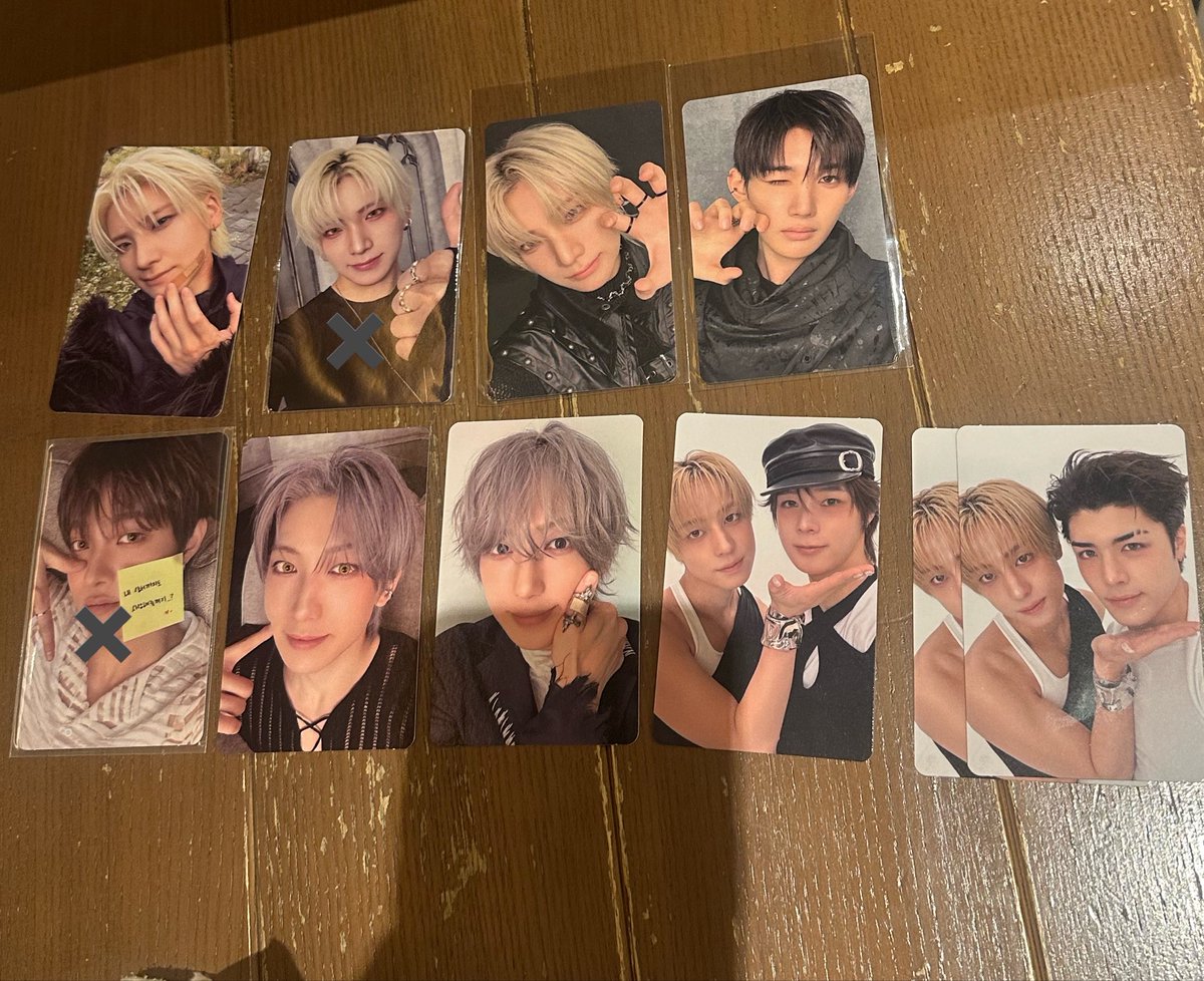ht__5125's tweet photo. 【交換】 &amp;TEAM Mark on Me MoM トレカ Weverse ユニバ 特典 showcase ルネイベ ショケ 交換

譲） 画像

求） 同種 HARUA ハルア

本日ルネイベ手渡し又は後日郵送
お気軽にお声かけください🙇🏻‍♀️

 #andTEAM交換 https://t.co/AnxFp3xY9k