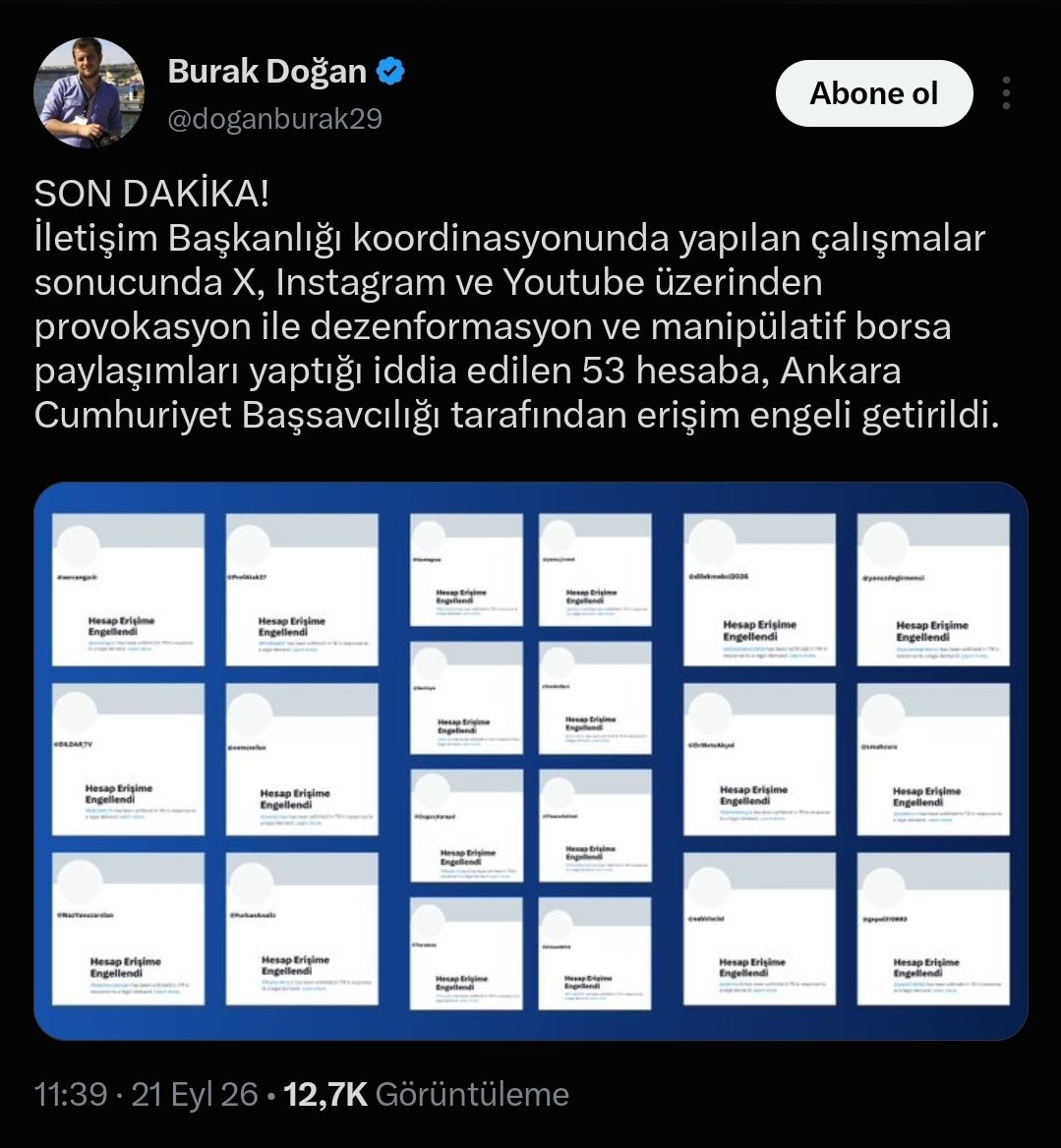 valequanta's tweet photo. Severek takip ettiğimiz william'ın da hesabına erişim engeli gelmiş.

Doğru düzgün birkaç hesap vardı onlar da yavaş yavaş gidiyor bu siteden. https://t.co/fwSENIBaAT
