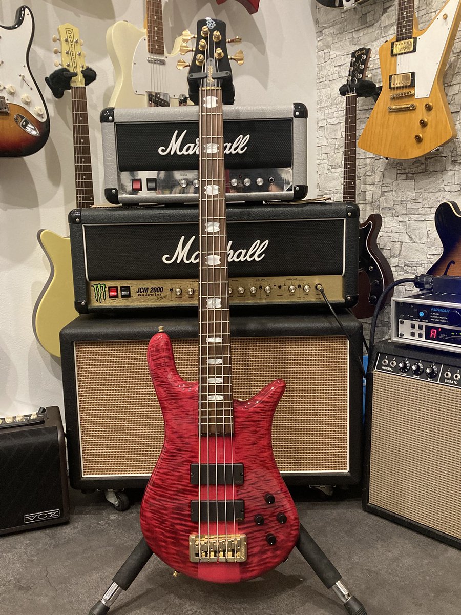 B13Guitars's tweet photo. Spector Euro 5LX MGPWが入荷致しました。

チェコ製スペクターのプレミアムグレード5弦モデル。
Top材には厳選されたプレミアムグレードのフィギュアドメイプル材を使用し、ノイズレスでハイパワーな2Hサウンドが特徴です。 https://t.co/veTWJJbkzk