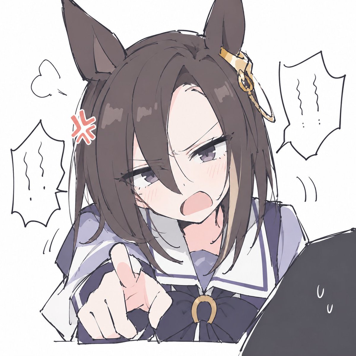 saionji_mutsuki's tweet photo. こちらも描き溜めしてたエアグルーヴです。まさに尻に敷かれるトレーナーそのものもですね..

 #ウマ娘
 #エアグルーヴ
 #umamusumeㅤ https://t.co/0ljruOFI0k