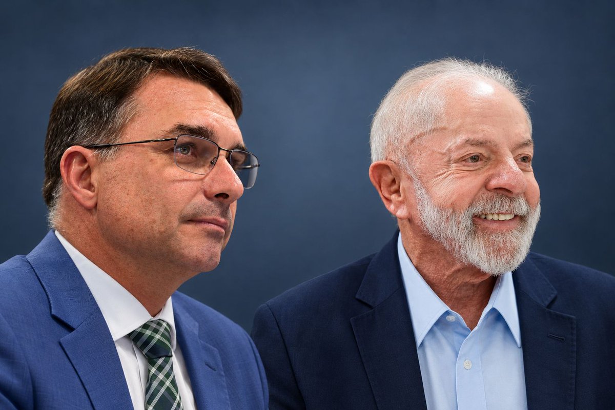 exame's tweet photo. Pesquisa BTG/Nexus: Lula tem 46% e Flávio Bolsonaro, 45%, no 2º turno
https://t.co/mdSQMqAnKN https://t.co/Ny3Pxja1rS