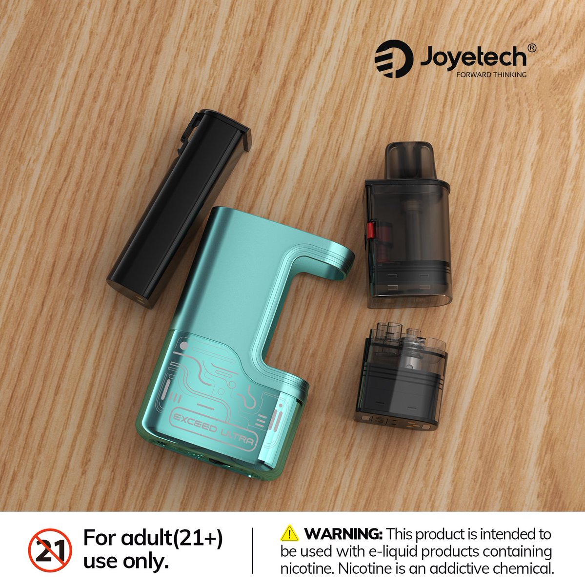 JoyetechClub's tweet photo. Do you know what each part of the EXCEED Ultra is for? ๐
From the 2ml refillable pod and 10ml container to the detachable battery and bottom switch, every part has its own purpose.
Warning: 21+ only.
#EXCEEDUltra #joyetech https://t.co/KD7netXuyk