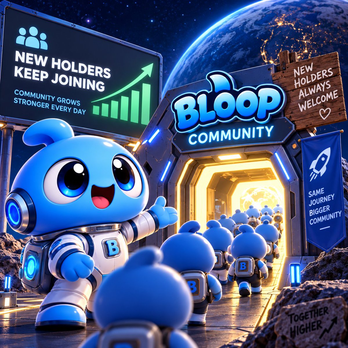 BloopHood's tweet photo. @lbexplorer Even with the price down, new holders keep joining. That’s the kind of community growth I’m aiming to build with $BLOOP too one step at a time. https://t.co/Hzqvobbaku