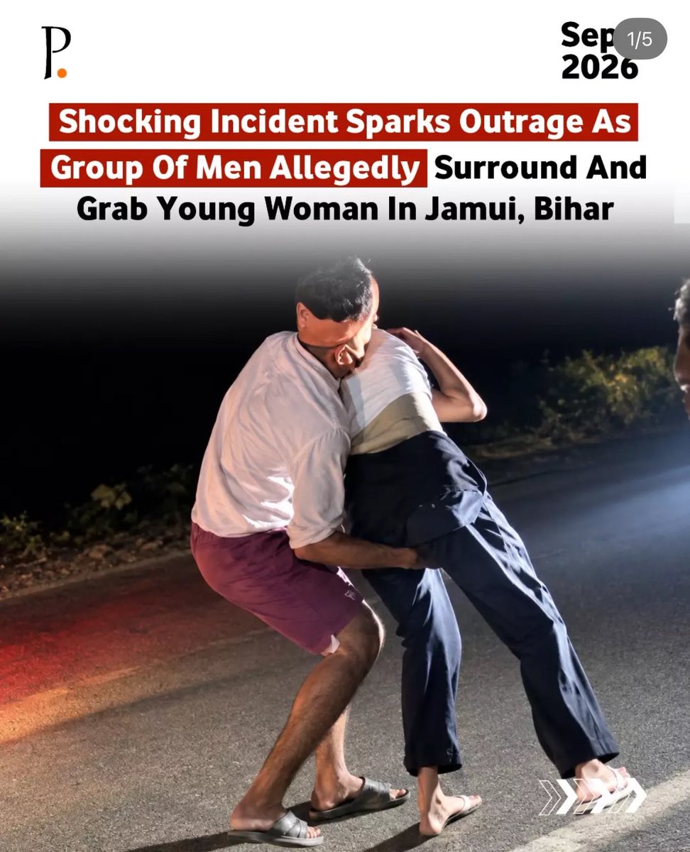 heistkid's tweet photo. BJP andhbhakts only explode with outrage when it is about shielding Narendra Modi’s mother, and even that is staged, forced, and cynical. These wretched people will weaponize a mother’s name the moment they smell political profit.

Salman Khan will strip, flex, and threaten trolls in defense of his ex, the same ex he once slapped himself. That is the morality on display.

These people go mute the second an actual woman is assaulted in this country.

Recently in Bihar, a minor couple was harassed. Goons dragged the girl toward the jungle, groped her private parts, and assaulted her. How did these cowards get a free pass to put their hands on a woman? Under BJP, this is goon rule.

Did BJP voices rise against it? No.

Did Salman Khan take a stand? No.

BJP has dragged this country into the dirt. And celebrities will not speak against BJP because they are impotent too.