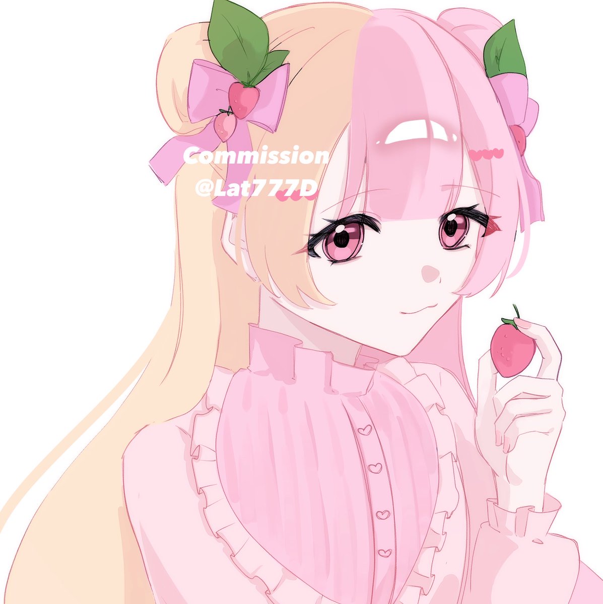 Lat777D's tweet photo. 即日納品でのご依頼ありがとうございました🍓

※トリミング済
 #commissionㅤ https://t.co/W2O1cGW1AZ