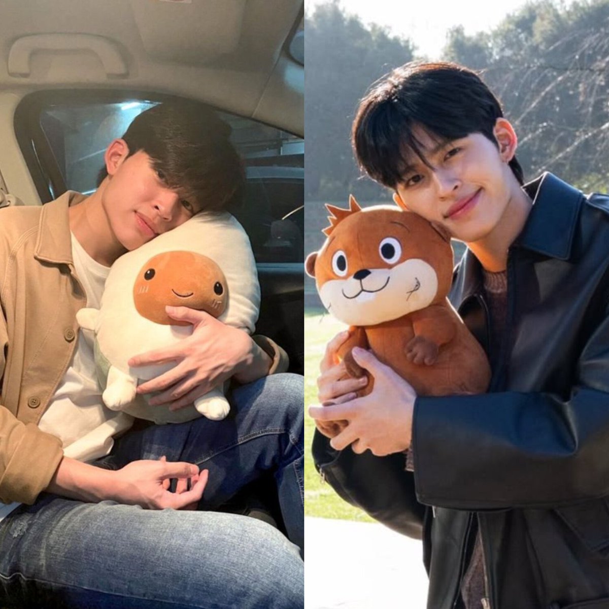 imyourhikun's tweet photo. สิ่งนี้น่าเอ็นดูมาก กอดแบบเอาแก้มแนบน่ะ https://t.co/U7aXmYPaAX