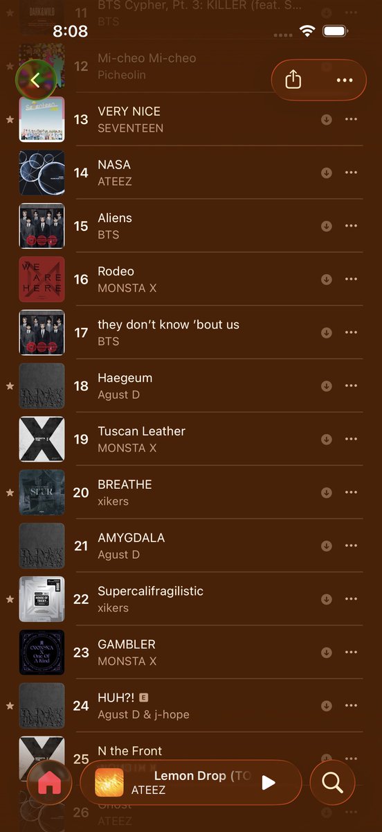 agvst_ds's tweet photo. also part of the “exclusively listens to kpop at work so none of my other music is here” club lol https://t.co/Z4s76PERBU